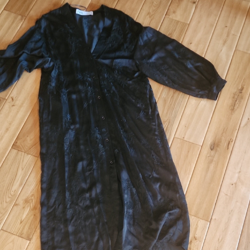 Zara Black Vest Elegant Satin Finish